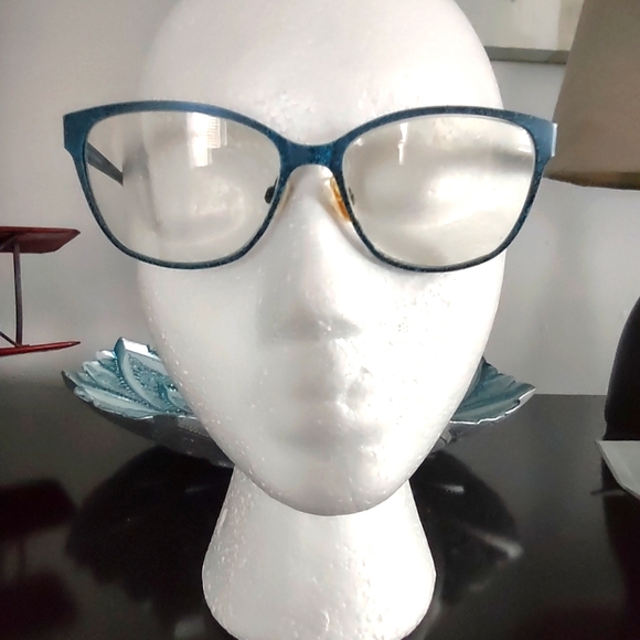 Humphrey's designer frames, #592036, turquoise . Made in Germany - Picture 1 of 4